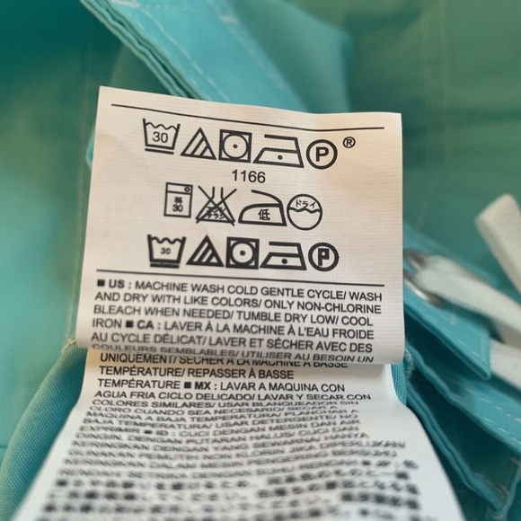 Old Navy Board Shorts Big/Tall 7" Above The Knee Swim Pockets Icy Aqua Blue NWT - Picture 10 of 12